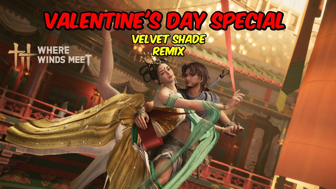 Valentine Special ❤️ | Velvet Shade Scene | Where Winds Meet Cinematic #gameonixx
