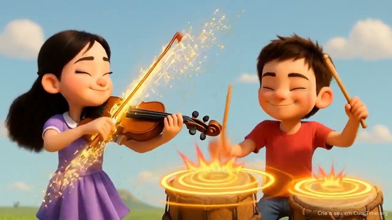 Crie seu Mundo com Cores e Ritmo!