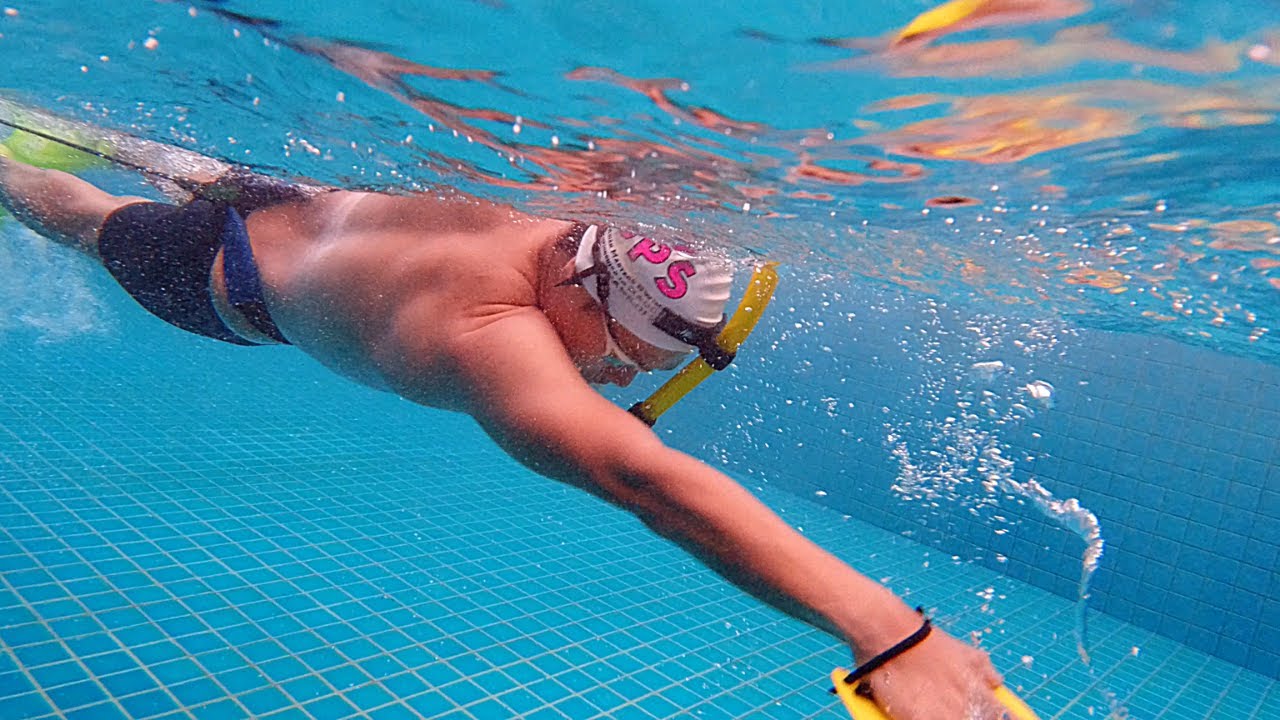 Swim with bungee cord [Ideal for your own private pool]