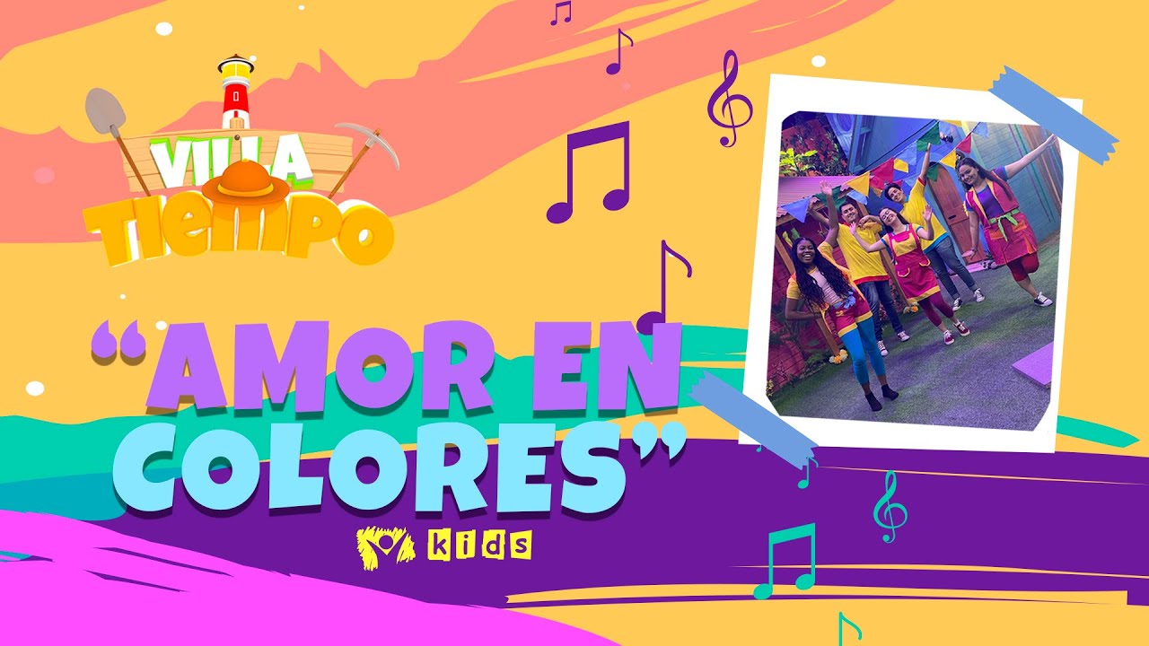 AMOR EN COLORES 🙌🎶🌟 Canciones Infantiles CRISTIANAS 🎶 - Karaoke - VILLA TIEMPO