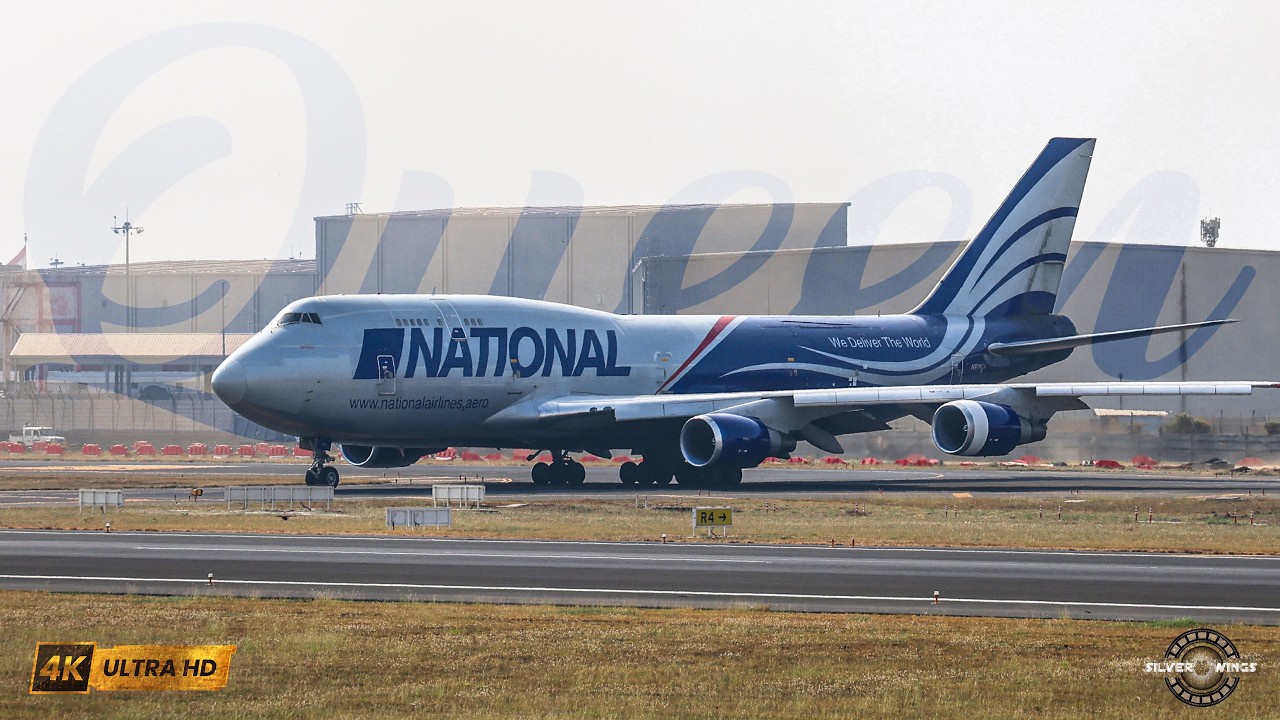 Warning: Boeing 747 Jet Blast is Extremely Powerful ⚠️ #jet #blast #cargo