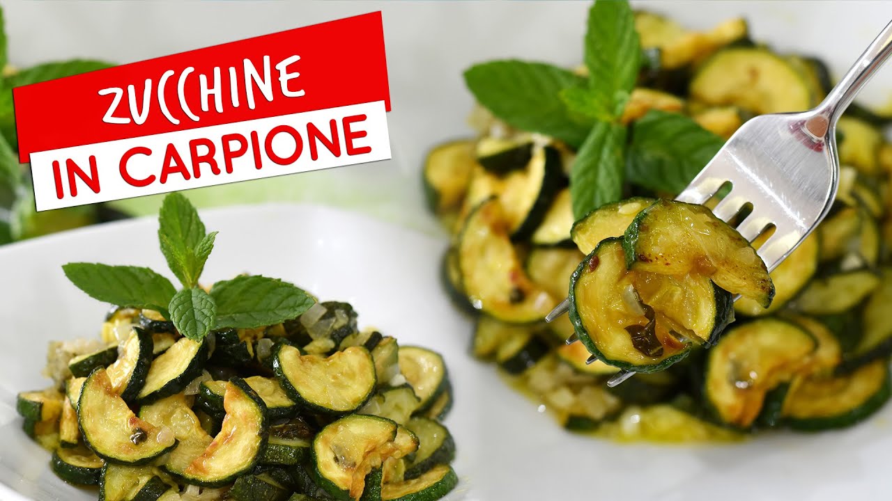 Zucchine in carpione alla piemontese: ricetta per un contorno semplice e veloce