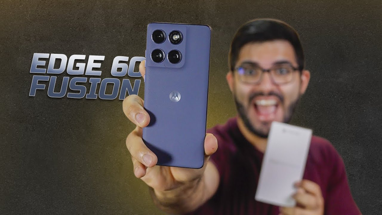 Motorola Edge 60 FUSION está INCRÍVEL! IP69, grava em 4k em todas as câmeras e bom preço