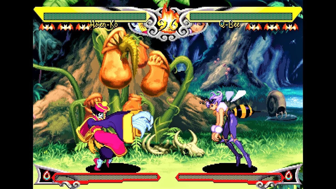 Hsien-Ko vs Q-Bee - Darkstalkers 3