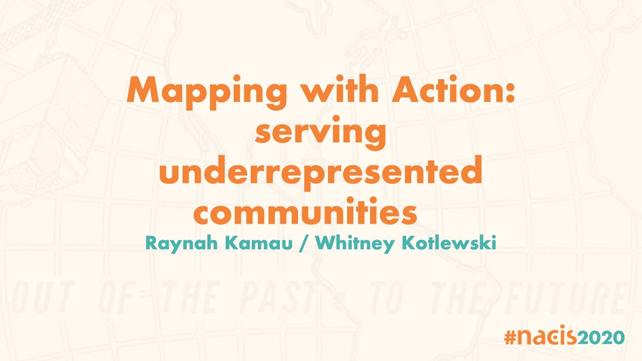 Mapping with Action: serving underrepresented communities