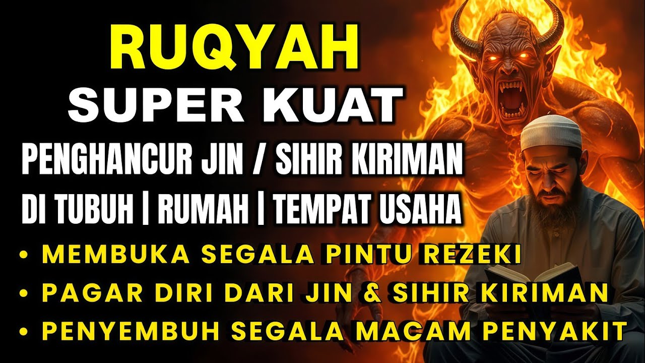 RUQYAH RUMAH PENGUSIR JIN, SETAN DAN SIHIR DI RUMAH,TUBUH,PENENANG HATI DAN FIKIRAN | By Alaa Aser