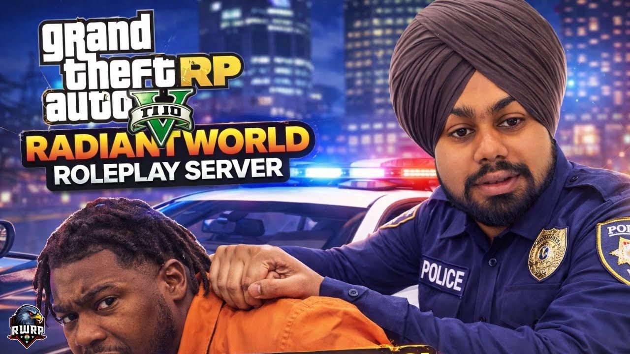 I Became a COP & Caught Criminals! 🚓#Radiantsworld #Radiantsworldrp #RWRP