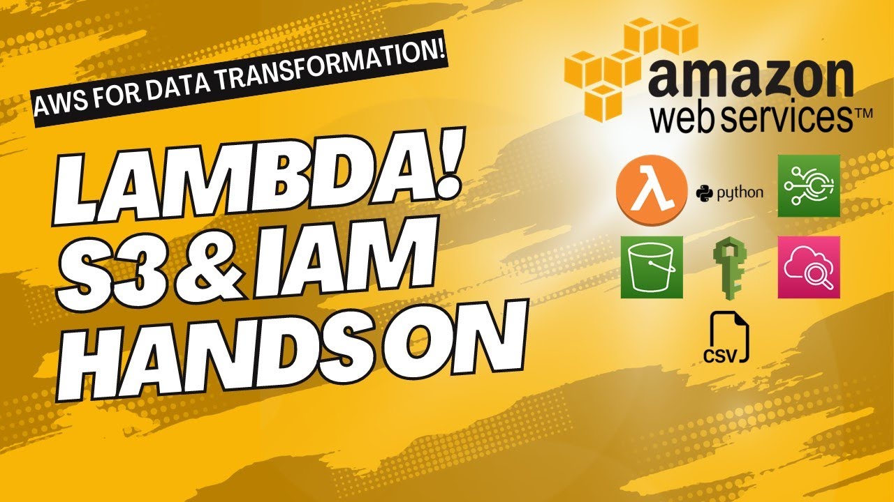 How to create a Lambda Function ? S3 Triggers with IAM | Read csv data From S3   ~ AWS Hands On !