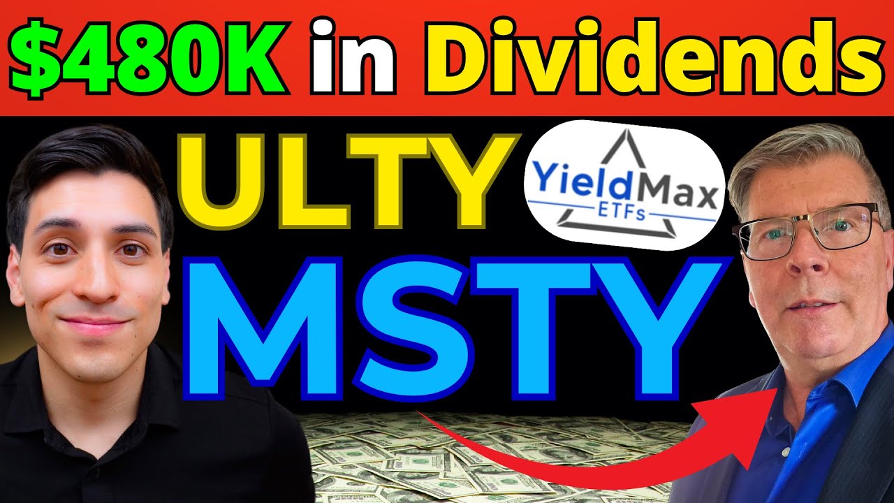 He Earns $480,000 Per Year in Dividends from YieldMax ULTY, MSTY, & High Dividend ETFs…