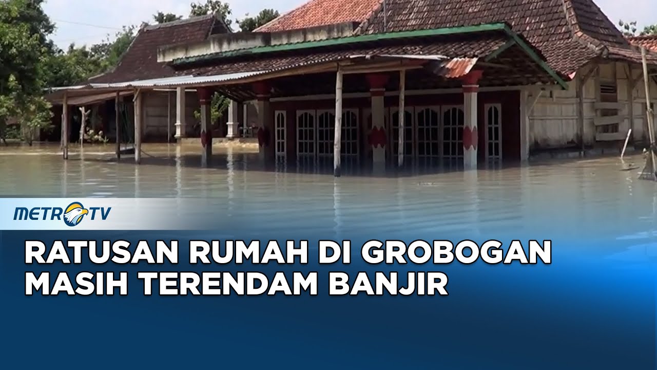 Sungai Tuntang Meluap, Ratusan Rumah di Grobogan Kebanjiran