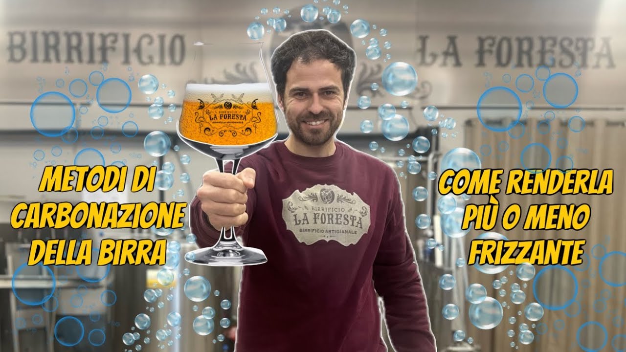 METODI di CARBONAZIONE della birra, come renderla pi&ugrave; o meno FRIZZANTE