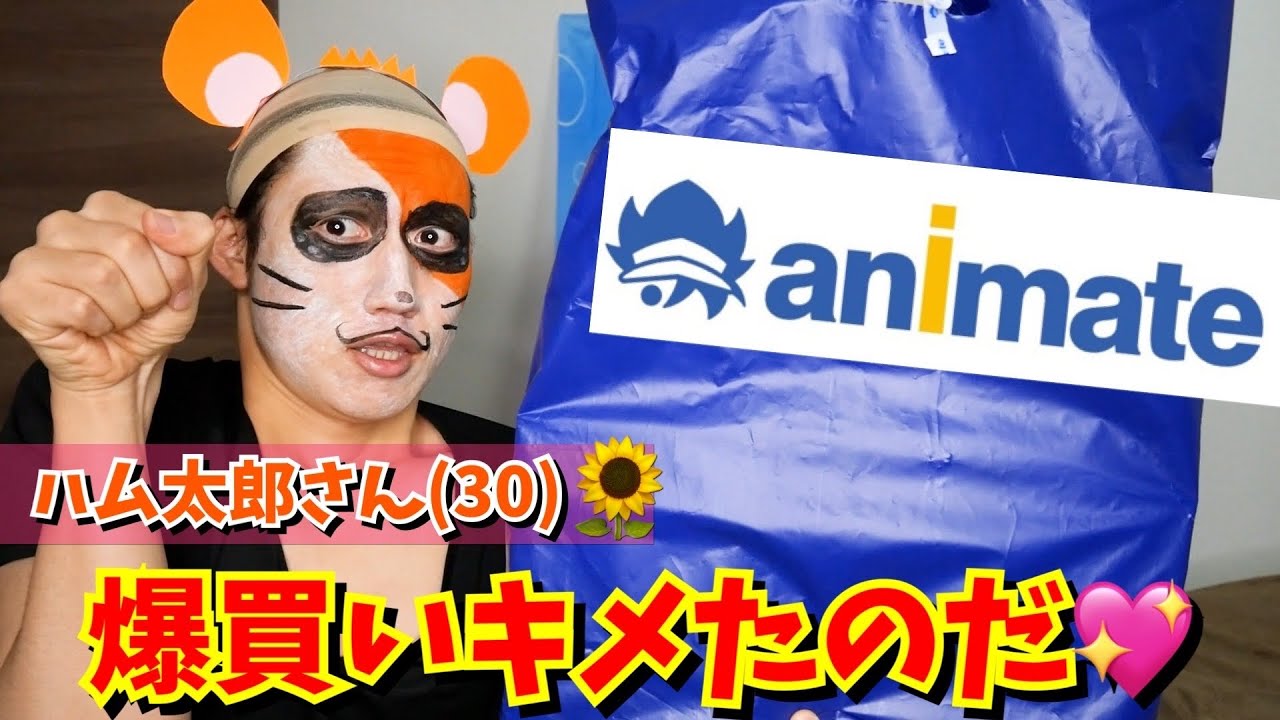 【とっとこ軽率オタク】アニメイトで爆買いキメた腐男子ハム太郎さん(30)【グッズ購入品紹介】