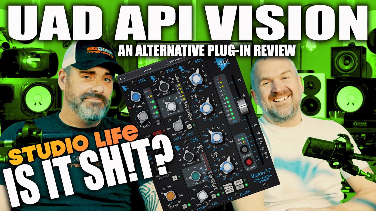 НАСКОЛЬКО ПЛОХА ПОЛОСА КАНАЛА API? UAD API VISION
