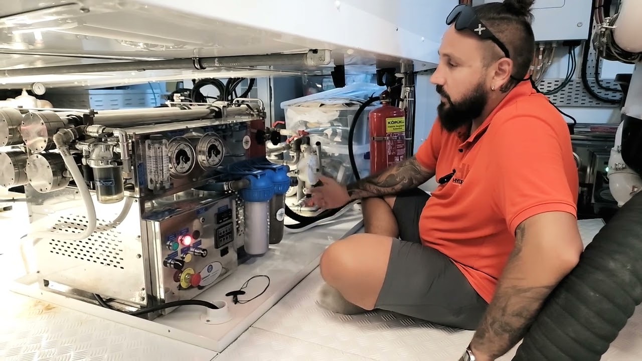 idromar watermaker Su yapıcı çalıştirma.