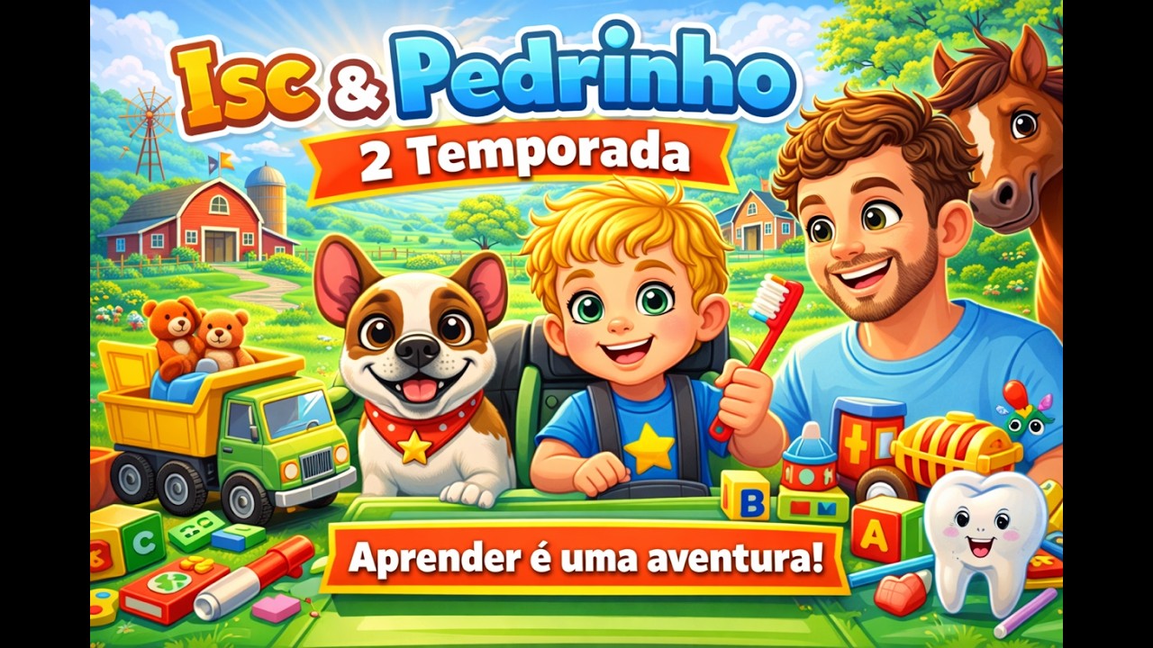 20 MINUTOS de Músicas Educativas Infantis 🎶 | Isc & Pedrinho – Temporada 2 Completa