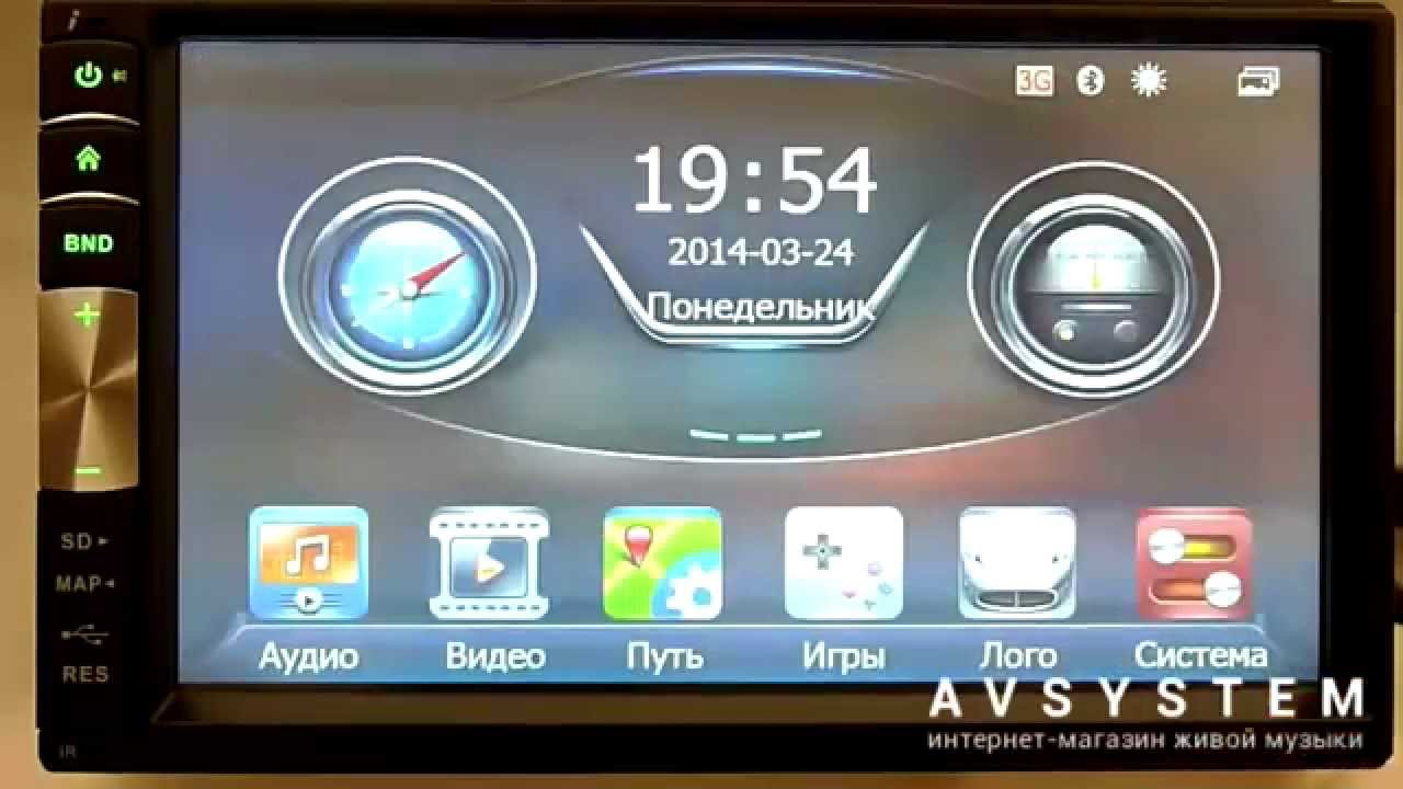 Магнитола 2 din INCAR CHR-7120