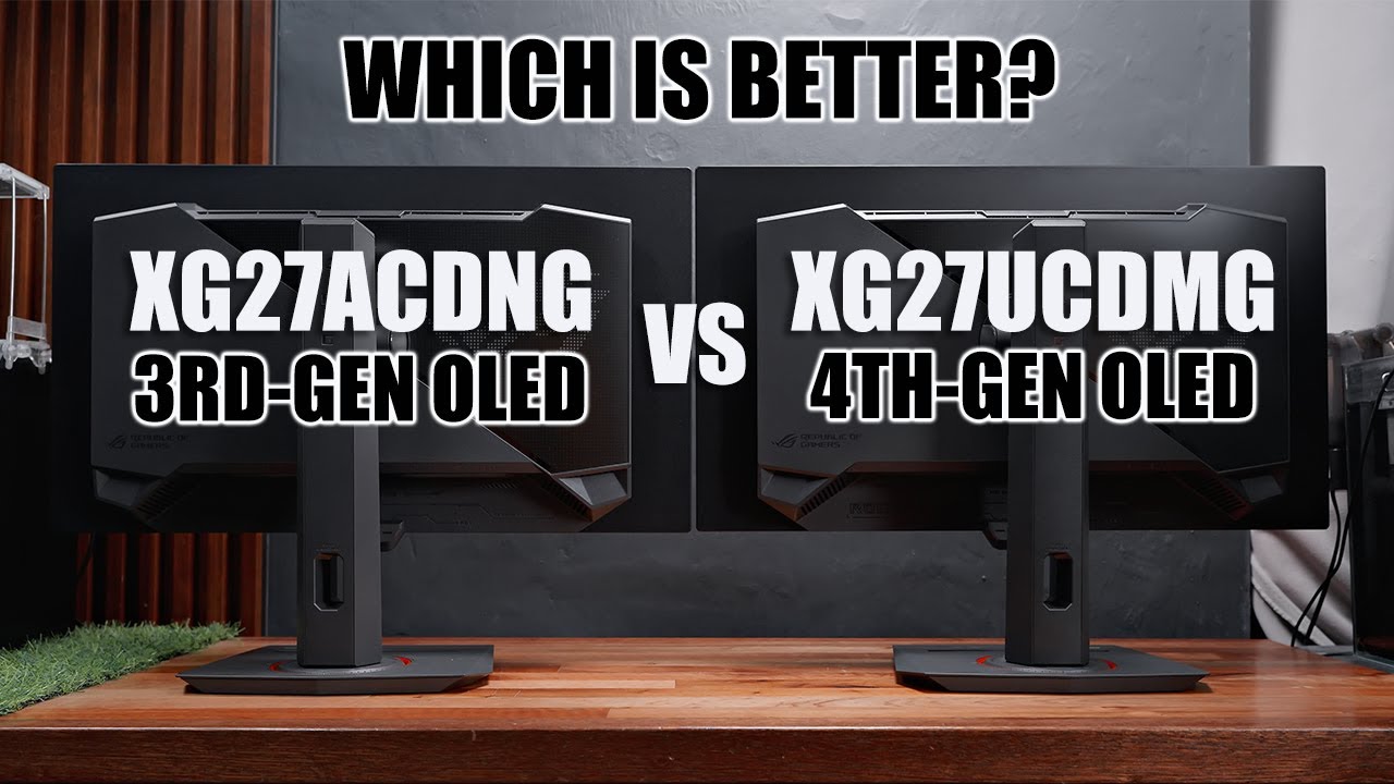ROG Strix OLED XG27ACDNG VS XG27UCDMG - Битва четкости текста на QD-OLED дисплеях!
