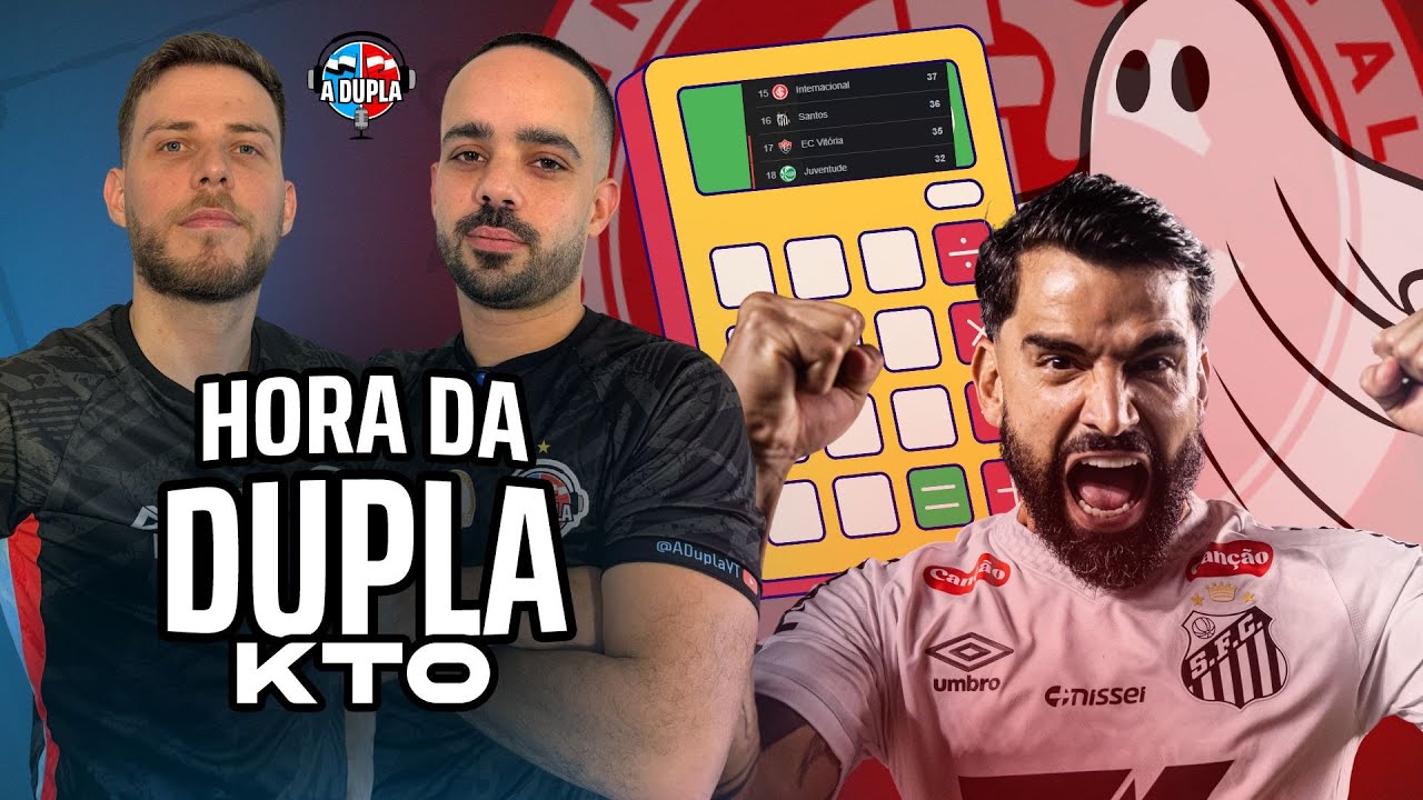 🔵🔴 A Hora da Dupla KTO: O Santos venceu e o desespero bateu! Hora de recalcular o Inter em 2025