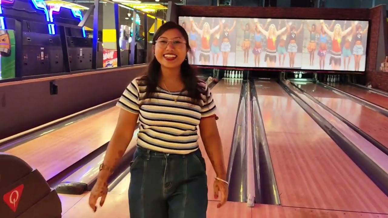 Bowling at Shantiniketan - Bangalore Whitefield 