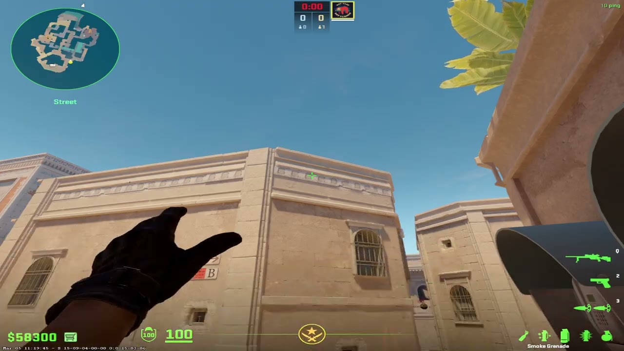 Anubis Palace Smoke From Top Stairs