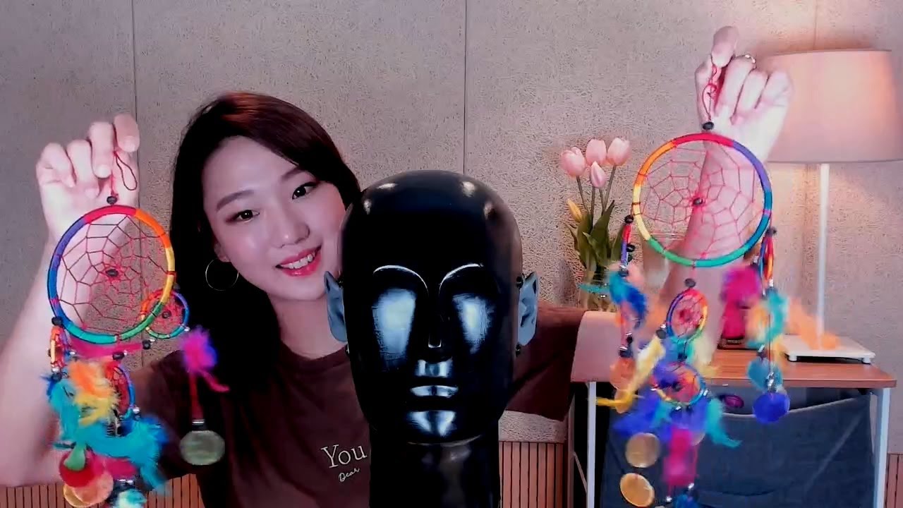 [LIVE] 덤희와 함께하는 10가지 ASMR 소리들| 10 ASMR sounds with dummy head