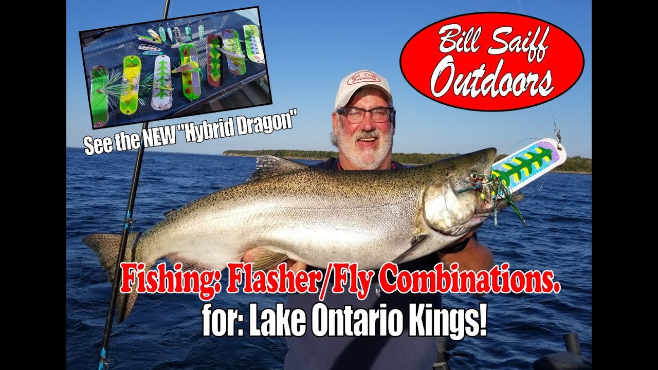 «Рыболовные флешеры и мушки» для: Lake Ontario Kings!