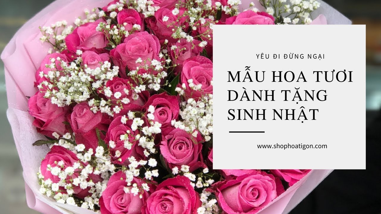B&oacute; hoa đẹp ch&uacute;c mừng sinh nhật - Hướng dẫn cắm hoa tươi quận 2