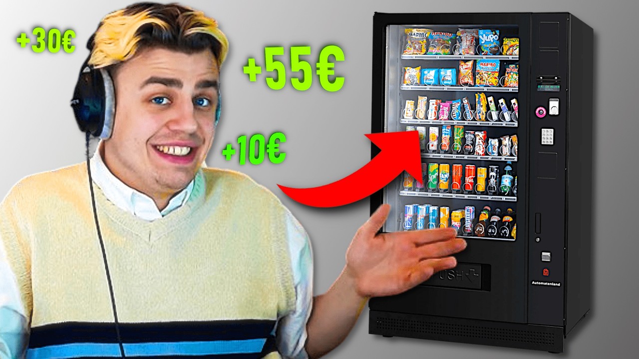 WIR haben ausversehen BEKIFFT einen SNACK AUTOMATEN abgezockt!