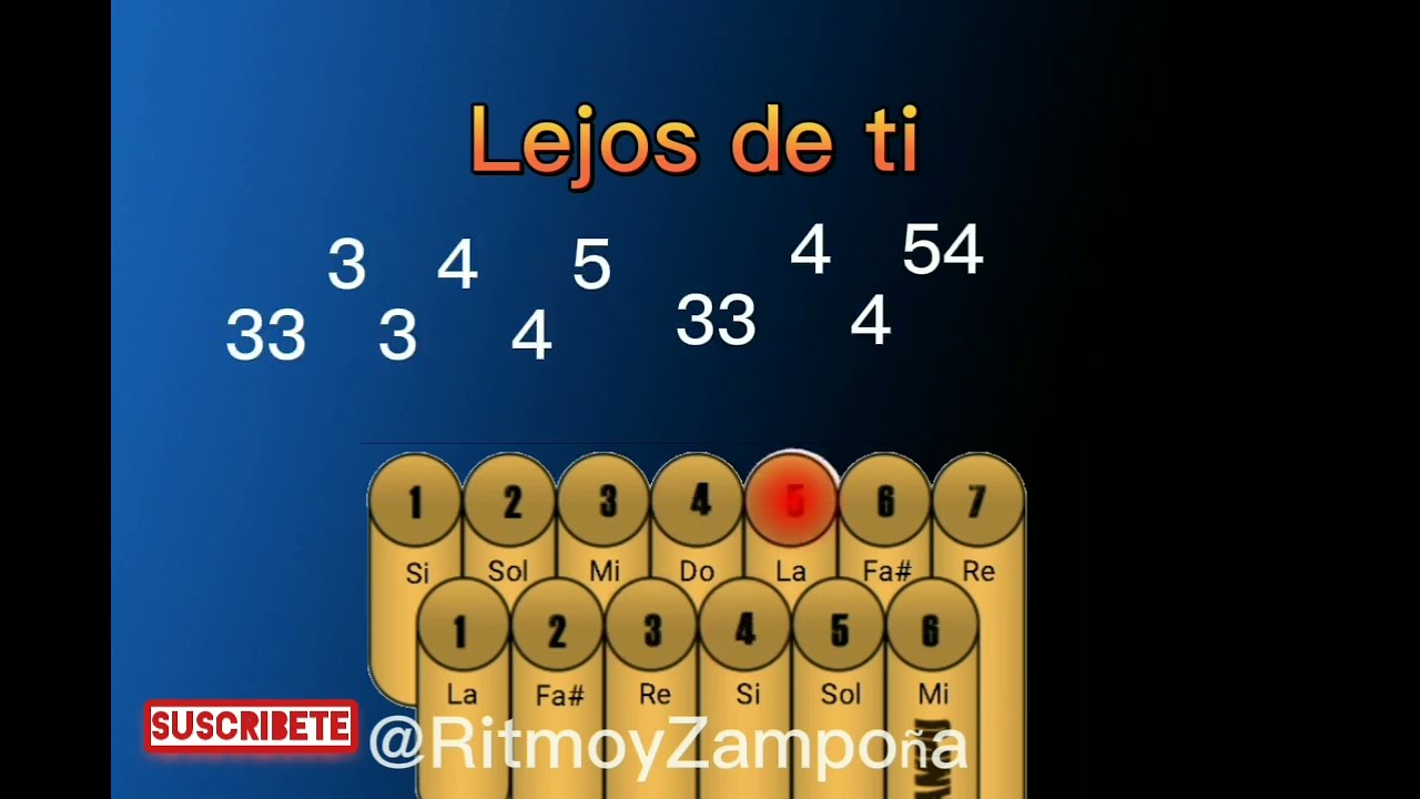Lejos de ti- Pelo D,Asombrosio- tutorial en zampoña 