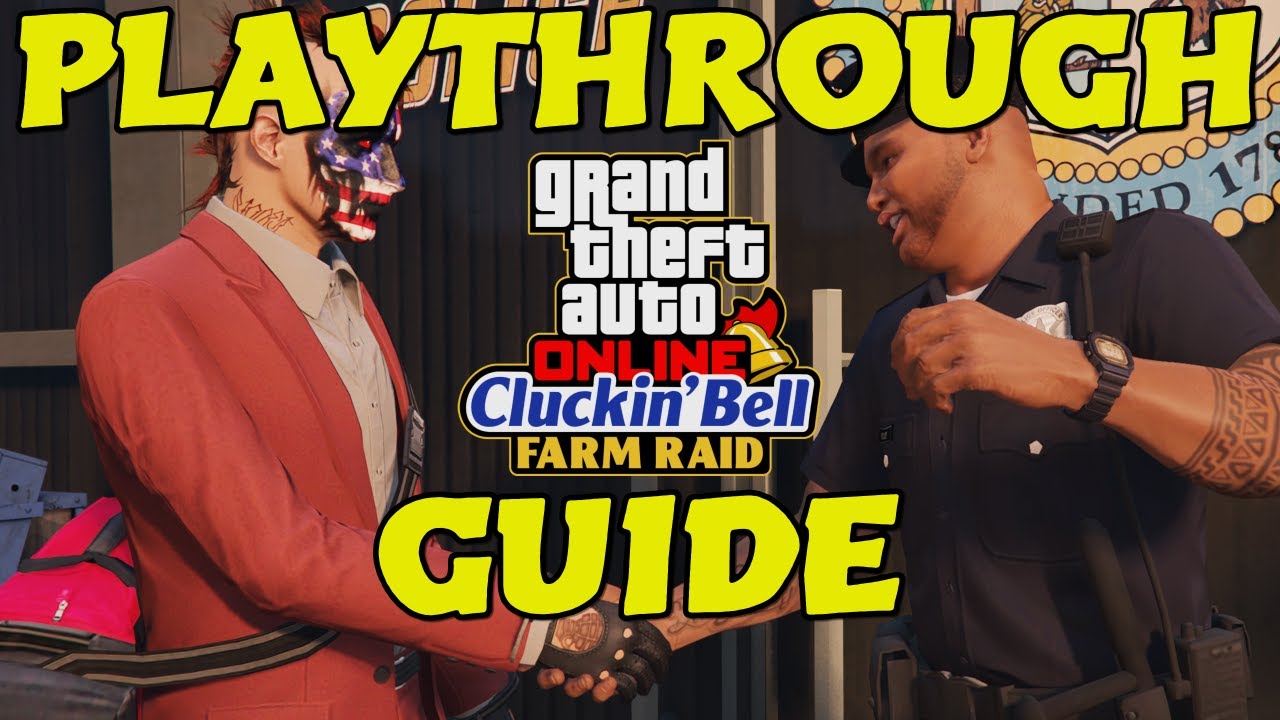 Прохождение и руководство по рейду Cluckin Bell в GTA Online, соло, все настройки, агрессивный ре...