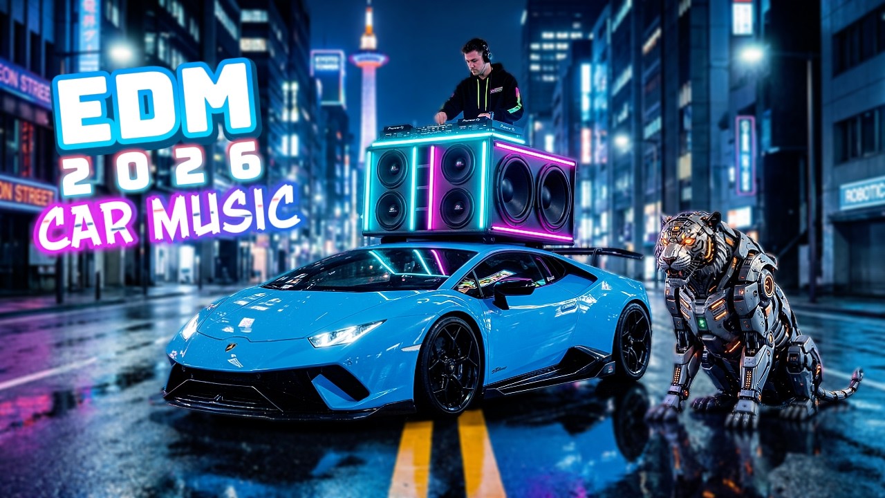 🚗💥 Автомобильный EDM-ремикс 2026 с басовым дропом | Клубный хит 2026 | Ночная поездка и энергетич...