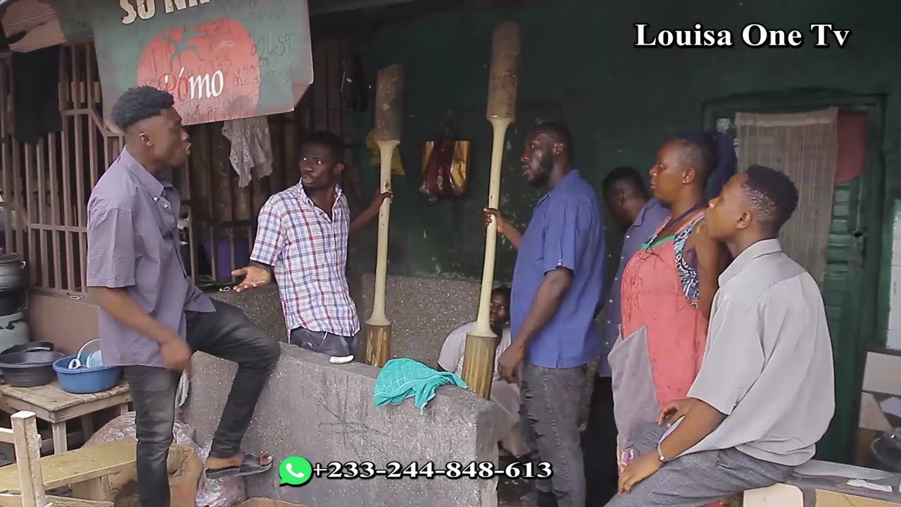 Meet the professional fufu pounders Akabenezer and Kwaku Manu ft shifo, Diana,Kyekyeku,39/40 🤣🤣🔥
