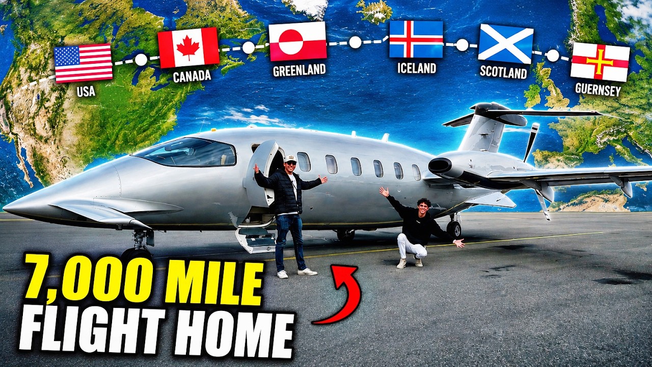 Купил Piaggio P180 в Европе и лечу на нем 7 000 миль домой!