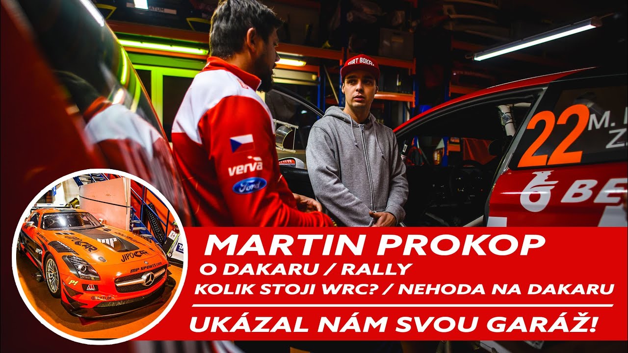V garáži Martina Prokopa | Vozový park l Kolik stojí WRC? / Nehoda na Dakaru! l Kompletní verze
