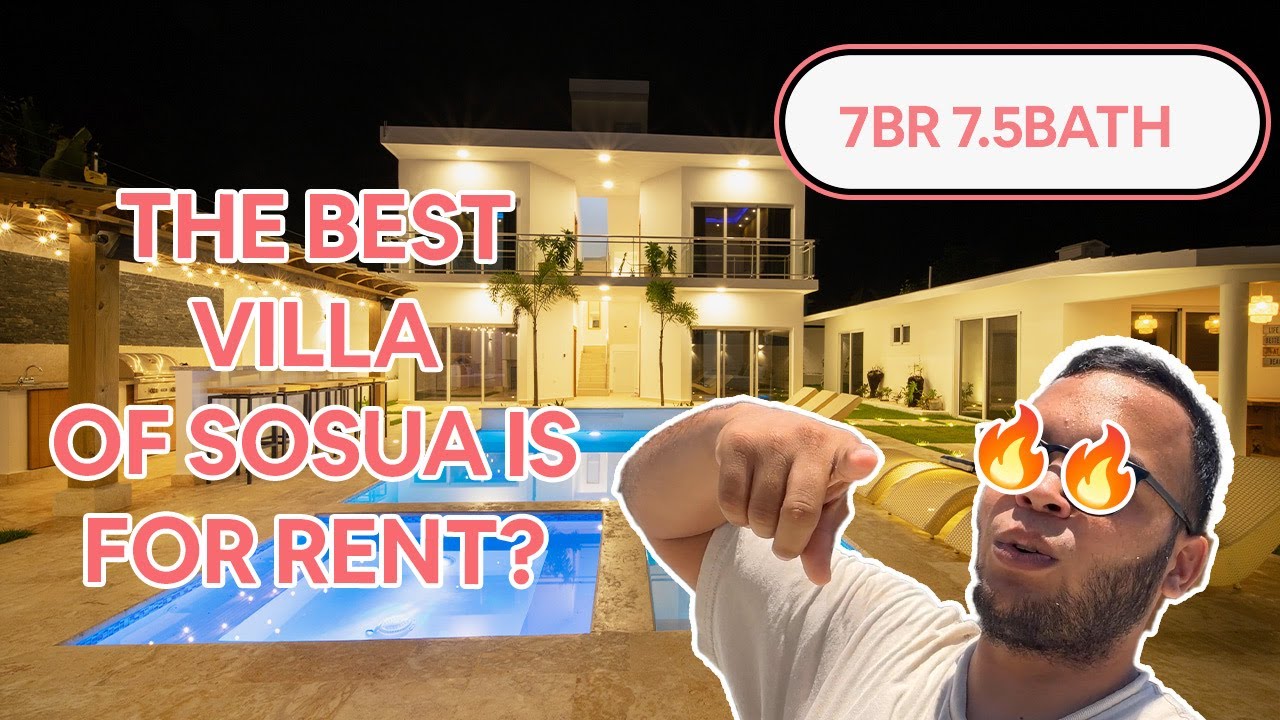 How does a 7BR Stylish Villa in Sosua looks like?? #airbnb #sosua #villa