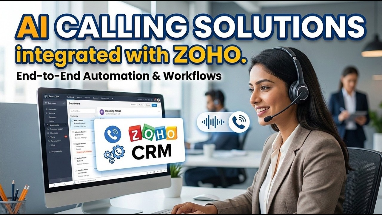 Zoho CRM + AI Calling Agent Integration | Auto Create Leads & Log Calls Automatically