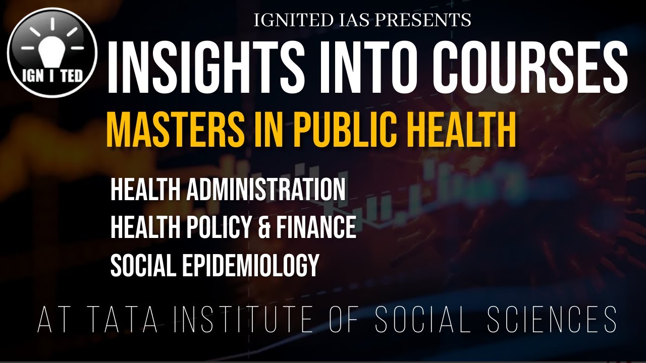 Insight into Courses MPH (3 courses) Health Administration, Policy and Finance, Social Epidemiology