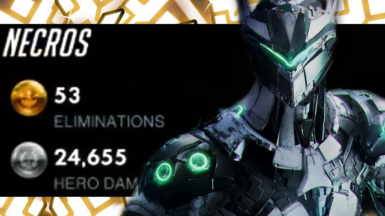 NECROS BEST GENJI IN THE WORLD!? 53 ELIMS! 24k DMG! [ OVERWATCH SEASON 15 TOP 500 ]