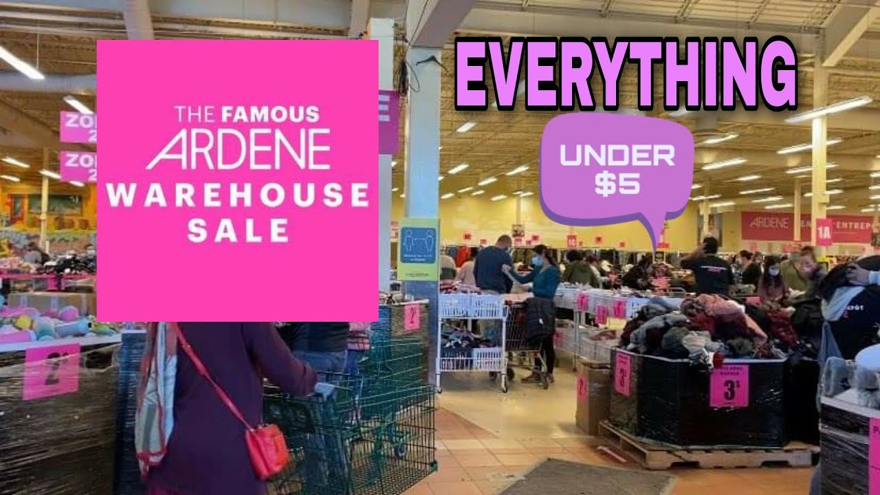 Shop With Me At The FAMOUS ARDENE WAREHOUSE SALE 2020 MONTREAL