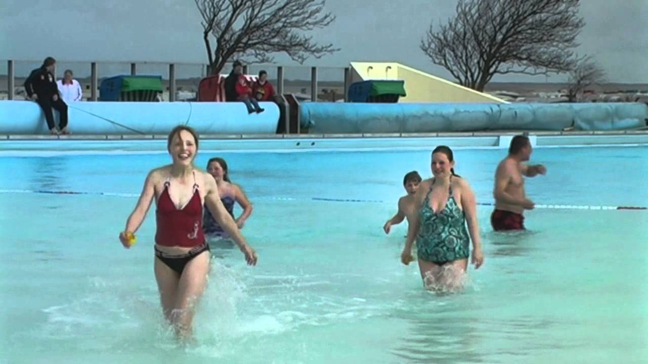 2012 Eröffnung Meereswasserschwimmbad Nordseebad Dornumersiel .wmv