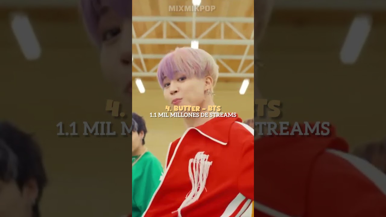 Canciones kpop con m&aacute;s stream en Spotify #kpop #idols #shorts