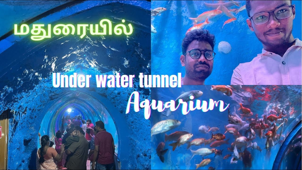 மதுரை யில் Underwater tunnel expo in temporary