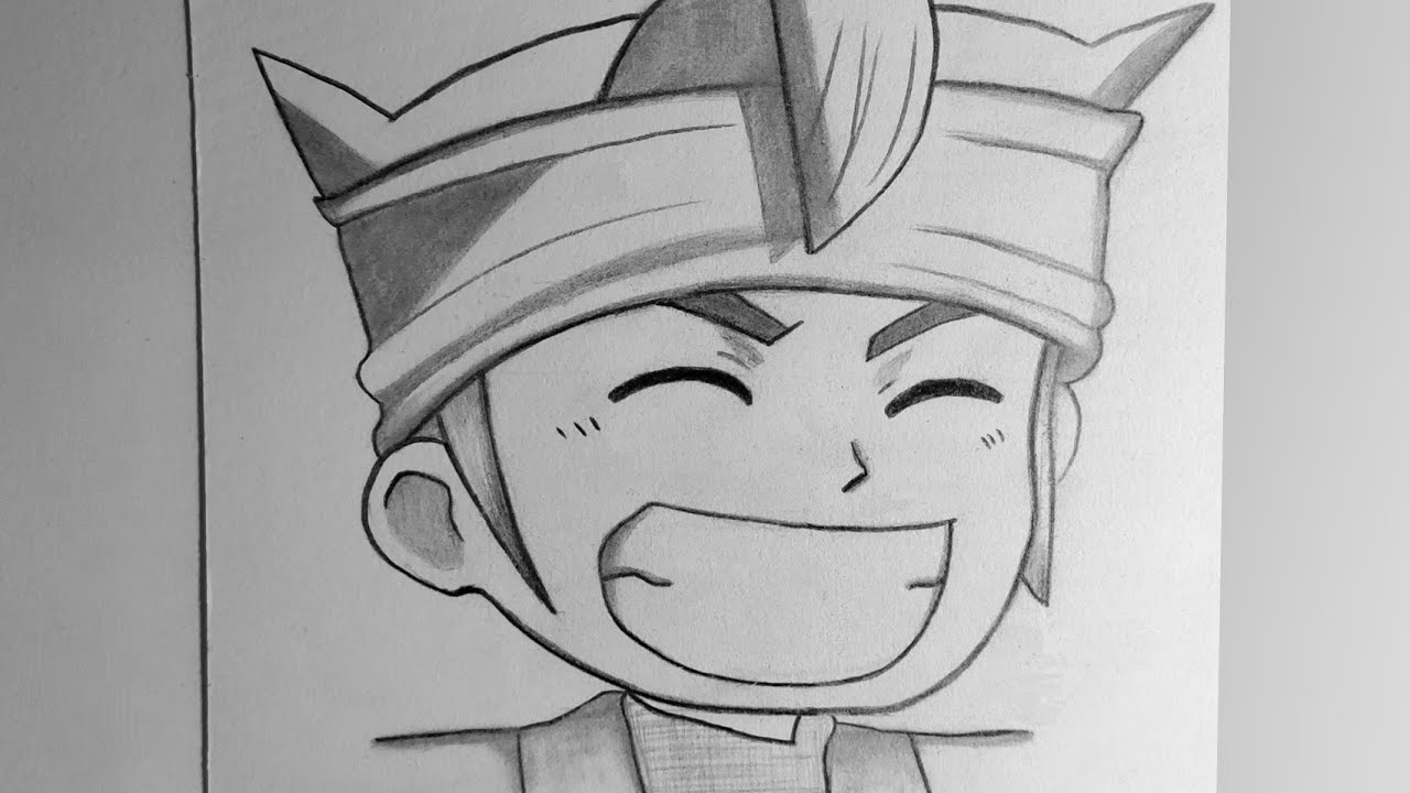 رسم عامر من انمي ابطال الكرة