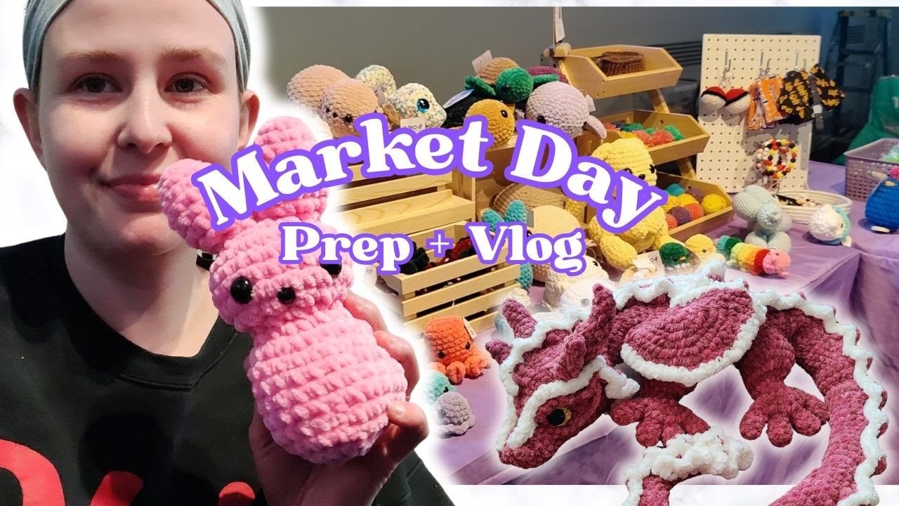 Market Day Vlog and Crochet Prep + Results