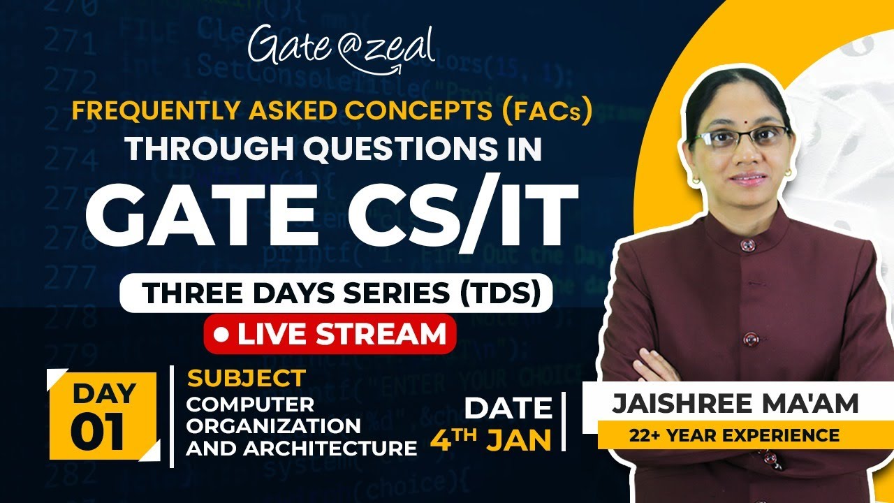 Frequently Asked Concepts (FACs) | Computer Organization and Architecture | Gate At Zeal | Gate 2023