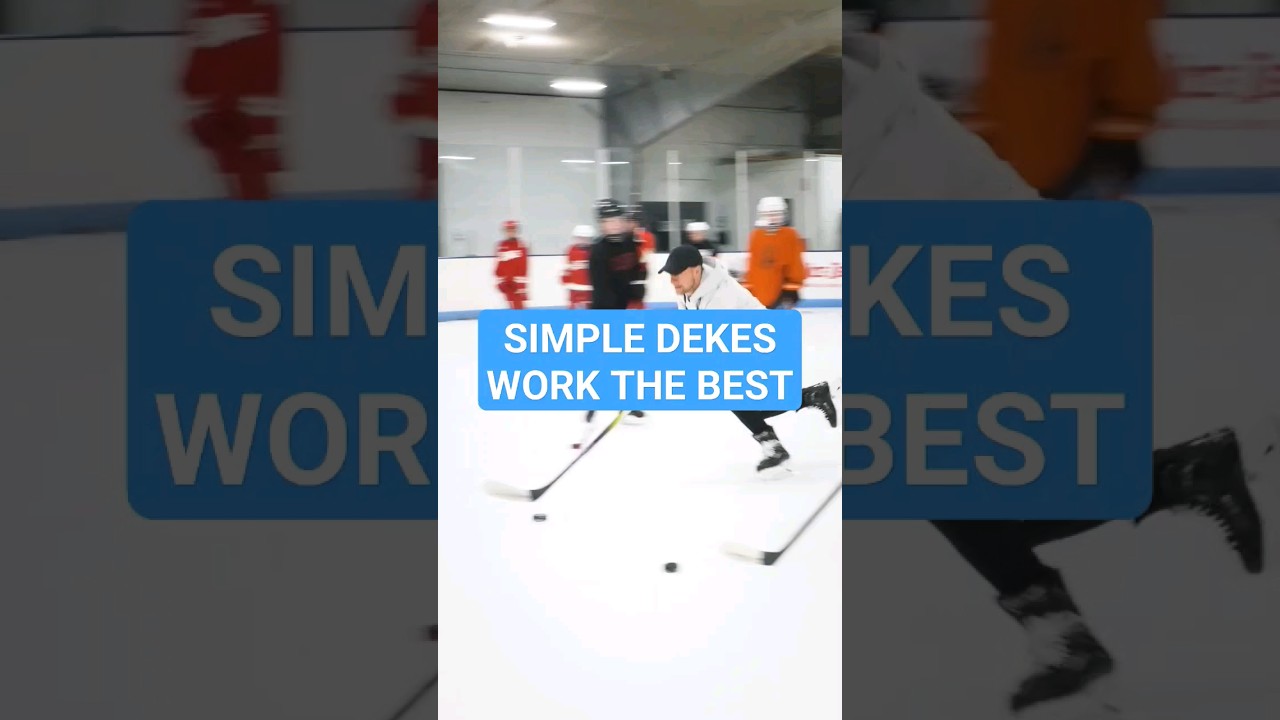 SIMPLE DEKES WORK THE BEST #icehockey #coaching