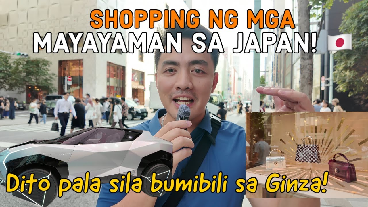 SHOPPING NG MAYAYAMAN SA JAPAN! GINZA🇯🇵 | Marvin Samaco