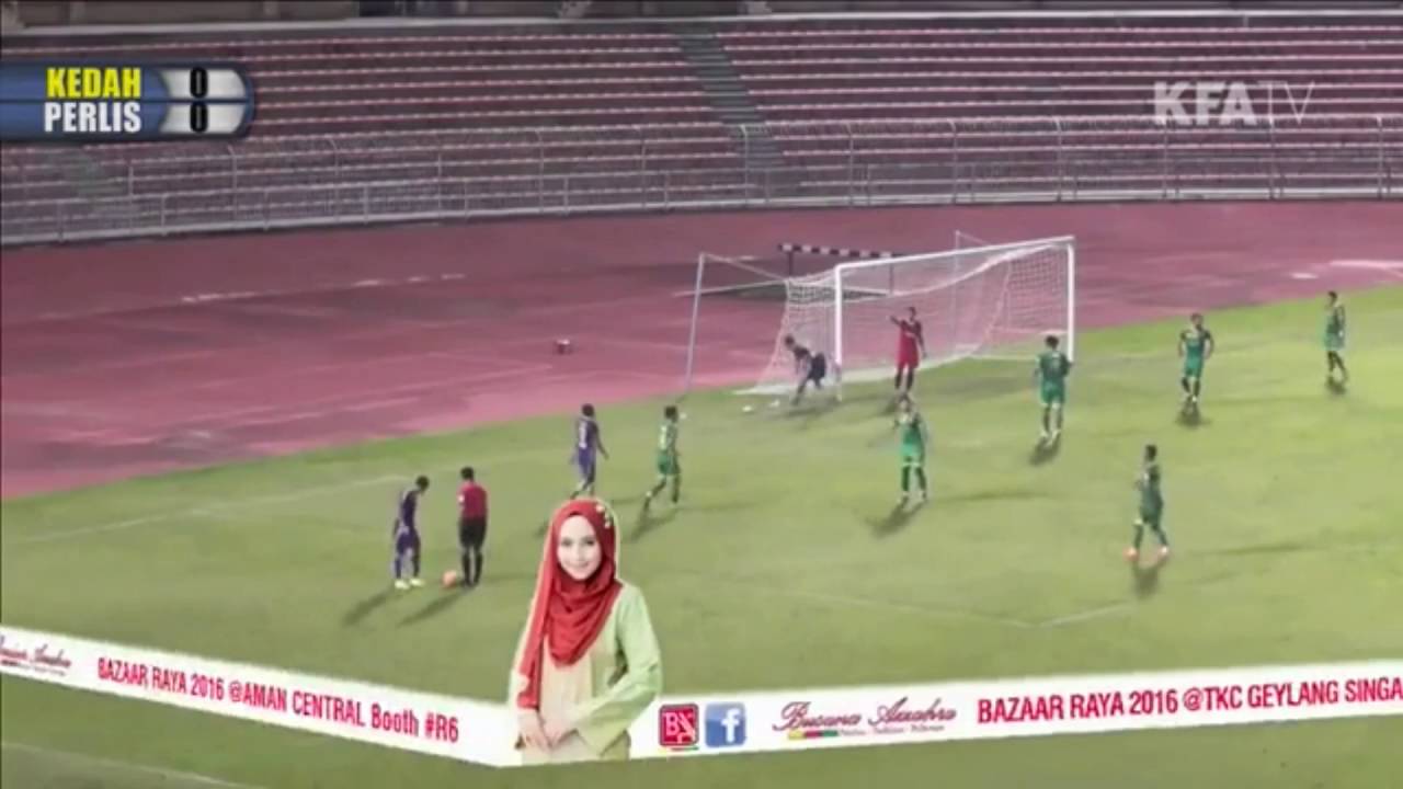 Gol freekick menarik Alaffi Mahmud | Friendly Kedah lwn Perlis | 22/06/2016