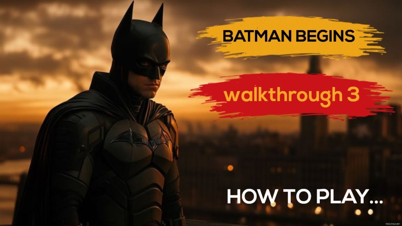 🦇 Batman Begins PS2 Gameplay walkthrough 3- Epic Boss Fights & Stealth Kills! #BatmanBegins