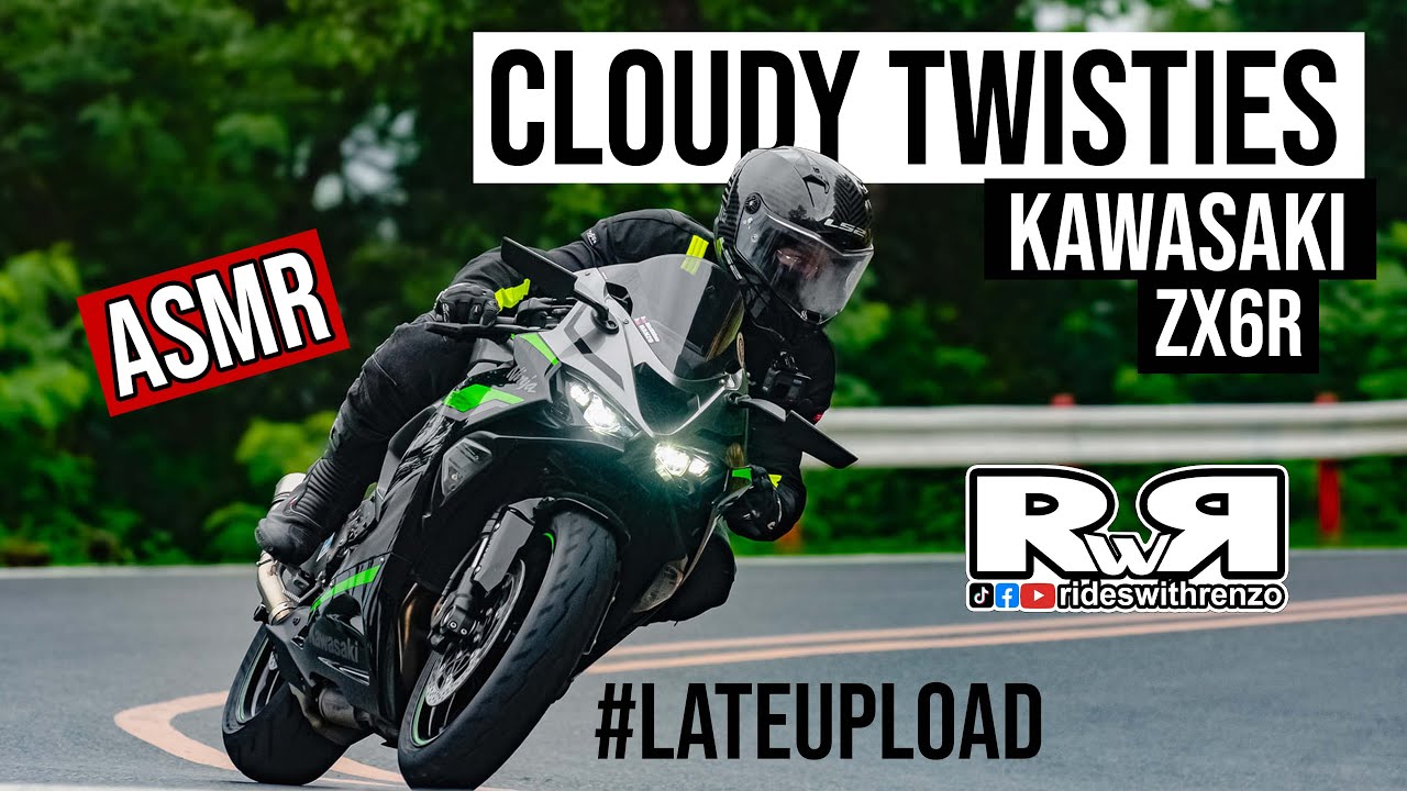 CLOUDY TWISTIES │ POV PURE SOUND │ Kawasaki ZX6R │ SC Project Slip-On │ Motorcycle ASMR [4K]